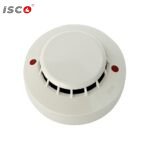 smoke detector round white