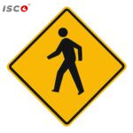 traffic pedestrian crossing sign