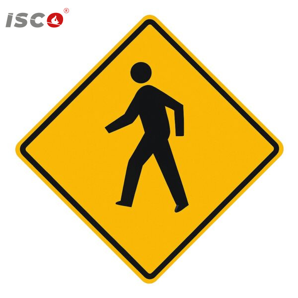 traffic pedestrian crossing sign