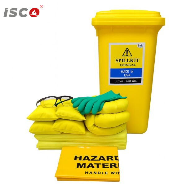 chemical spill kit yellow complete set