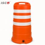 traffic barrel orange