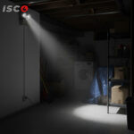 كشاف طوارئ 2 لمبة جرم بيلاستيك صيني ليد