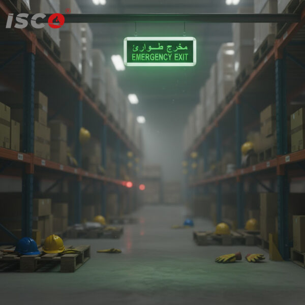 لوحة مضيئة مخرج طوارئ