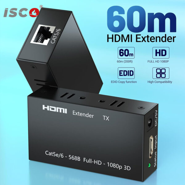 موسع HDMI بطول 60 مترًا