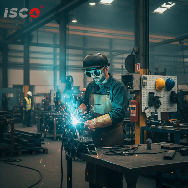 نظارة حماية سوداء لحام