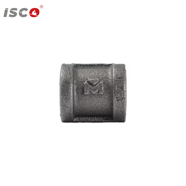 black steel coupling fitting