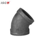 black steel elbow fitting