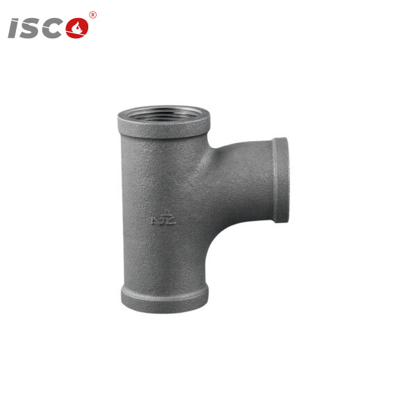 black steel tee fitting equal