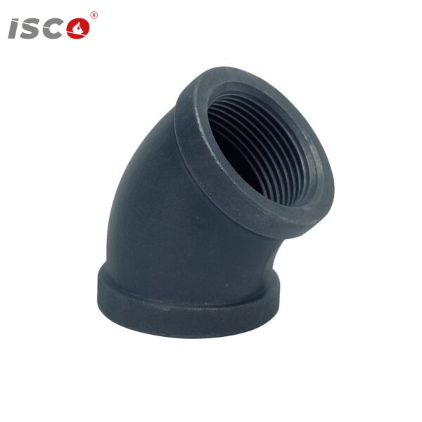 steel threaded elbow 45deg