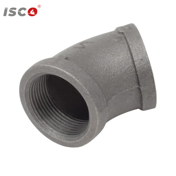 steel threaded elbow 45deg