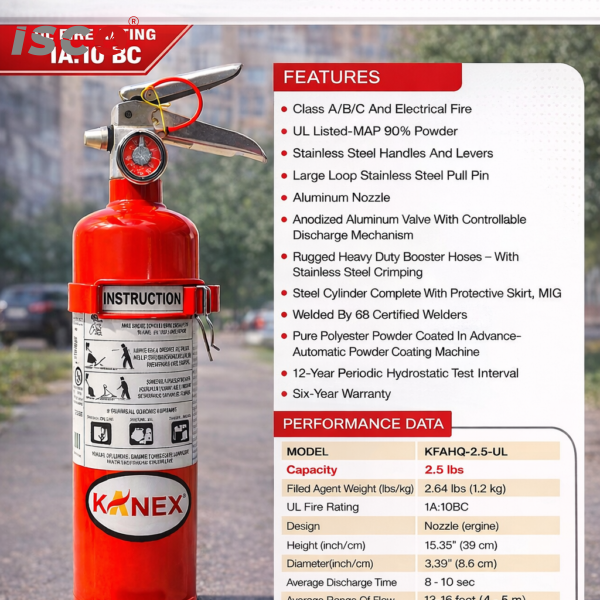 UL LISTED 2.5 LBS (1.2KG) KANEX