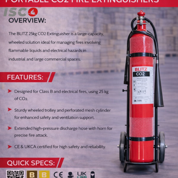 طفاية الحريق BLITZ 25KG (BZ 25 CO)