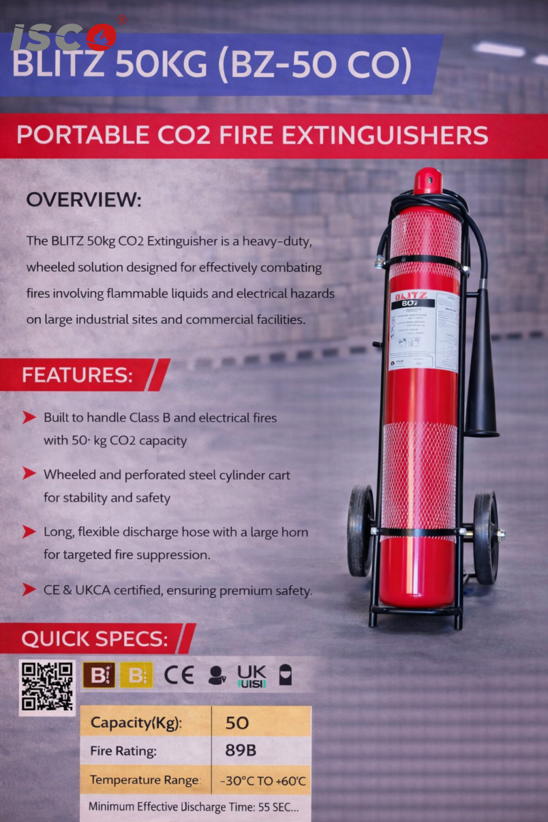 طفاية الحريق BLITZ 50KG (BZ 50 CO) ل