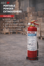 طفاية الحريق BLITZ سعة 1 كجم (موديل BZ 1 KG ABC P)