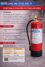 طفاية الحريق BLITZ سعة 10 كجم (موديل BZ 10 KG ABC P)