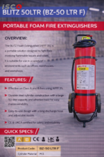 طفاية الحريق BLITZ سعة 50 لتر رغوة (موديل BZ 50 LTR F)