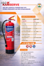 طفاية حريق DCP 6 كجم 40% MAP K ANSERVE