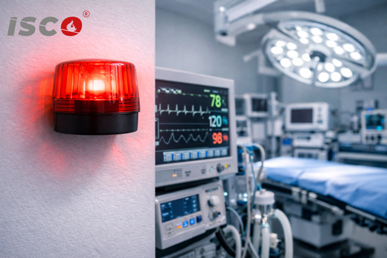 DHI HY C155 صافرة إنذار تقليدية مدمجة مع وميض ضوئي وقاعدة (Conventional Strobe Sounder with Base) 