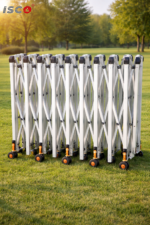 حاجز أكورديون متحرك (Accordion Barrier)