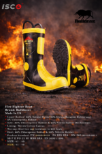 حذاء رجال الإطفاء (Fire Fighter Boot ) من العلامة التجارية Bulldozer