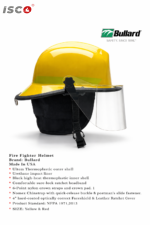 خوذة رجال الإطفاء من العلامة التجارية Bullard